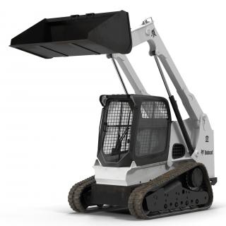 Bobcat Compact Tracked Front Loader Rigged 2 3D model